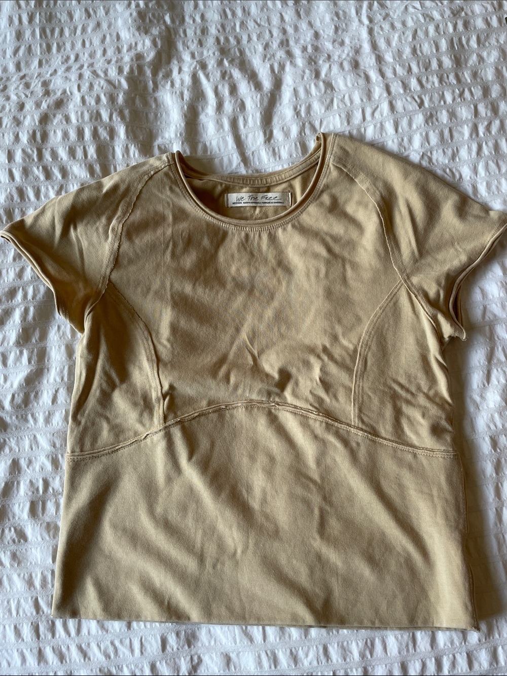 We The Free Short Sleeve Crewneck Top - Tan